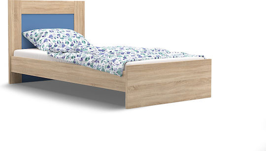 Kinderbett Einzel Blau für Matratze 90x190cm