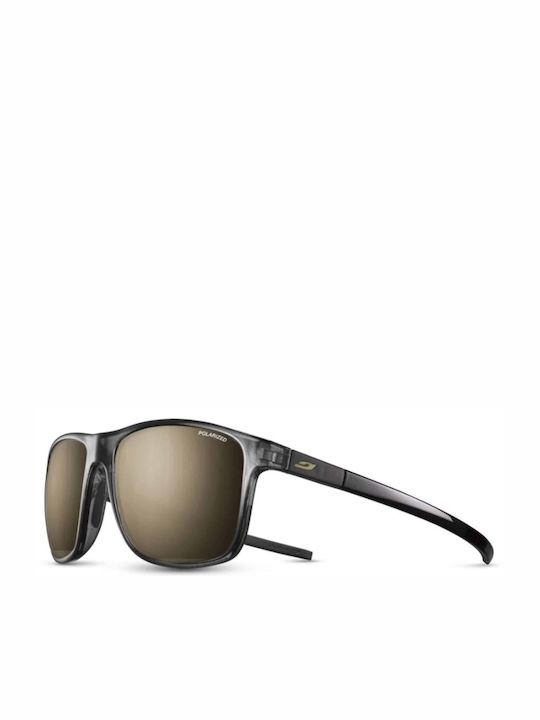 Julbo Men's Sunglasses with Gray Plastic Frame and Gold Mirror Lens J5739114