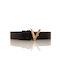 Valentino Bags Leather Women's Belt Black