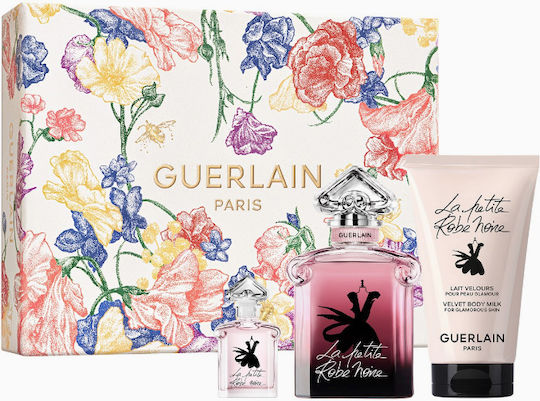 Guerlain La Petite Robe Noir Intense Case 3 Pcs Eau De Parfum Spray 50 Ml + Body Lotion 75 Ml + Eau De Parfum Spray 7.5 Ml