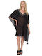 Aquablue Women's Caftan Beachwear Black