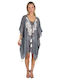 Aquablue Feminin Caftan de Plajă Gray