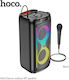 Hoco Karaoke System with a Wireless Microphone Outdoor in Black Color