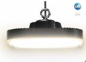 Panafan Commercial Bell Light 100W Natural White 13000lm with Built-in LED Black
