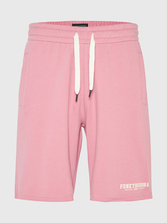 Funky Buddha Men's Athletic Shorts Pink