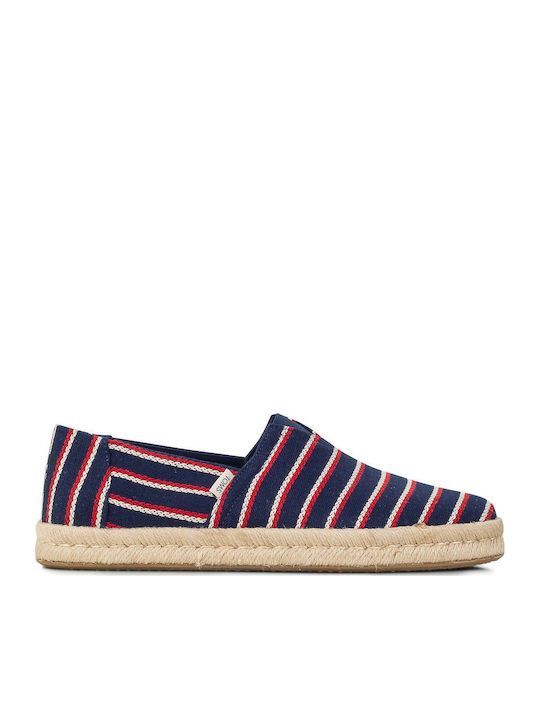 Aplargata Rope 2.0 Stripes Stoff Herren Espadrilles in Blau Farbe