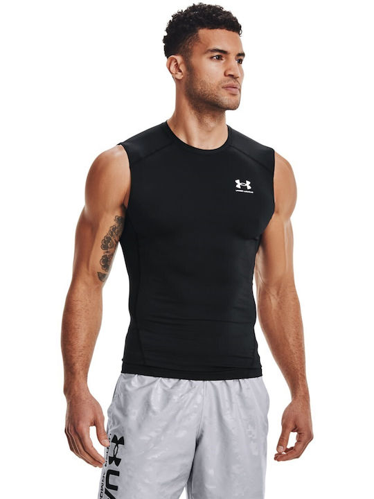 Under Armour Ua Hg Armour Ανδρικό T-shirt Κοντομάνικο Μαύρο