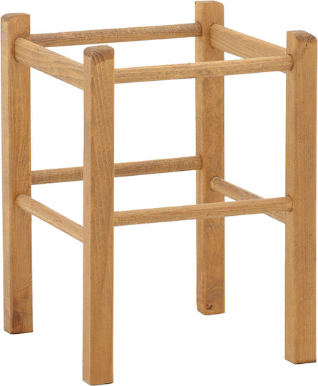 Pakketo Oligor Rahmen Für Hocker Hölzernes 34x34x47cm Beiges