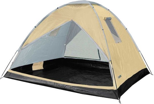 Campus 110-1155 Rio Summer Camping Tent Igloo Beige for 3 People 150x205x105cm