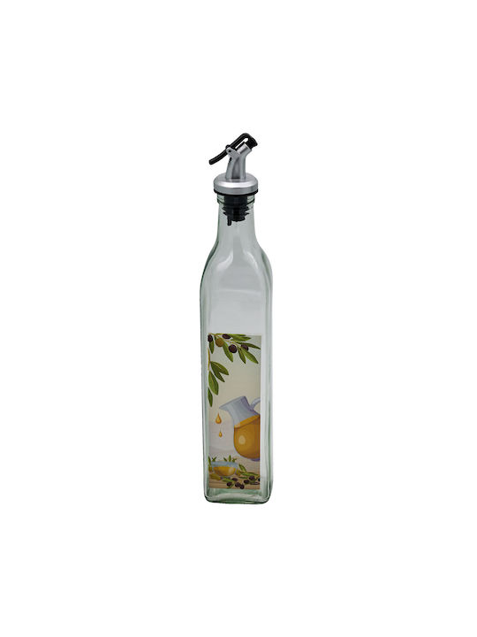 Sidirela Δοχείο Λαδιού Γυάλινο με Ροή 500ml