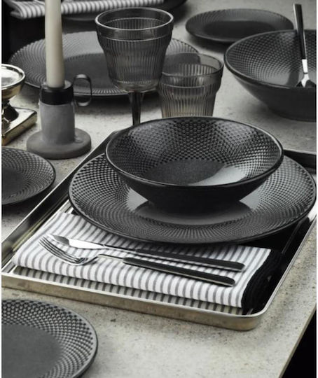 Kutahya Porselen Gray Porcelain Dinnerware Set 20pcs