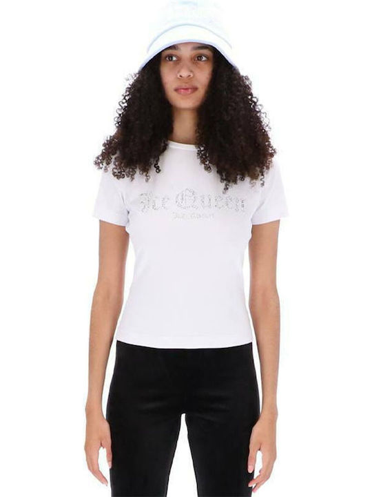 Juicy Couture Damen T-Shirt Weiß