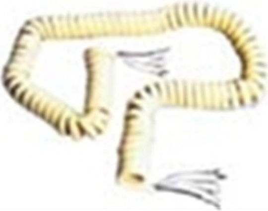 Spiral Telephone Cable Unterminated 4.5m (TE-2838)