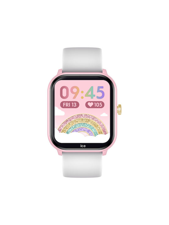 Ice Kinder Smartwatch mit Kautschuk/Plastik Armband Rosa