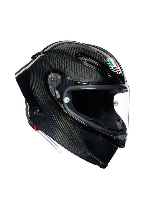 AGV Pista GP RR Mono carbon lucios Cască de motocicletă Față întreagă DOT / ECE 22.05 1400gr cu Pinlock