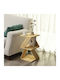 Rectangular Side Table Albeni Wooden Sapphire L30xW30xH50cm.