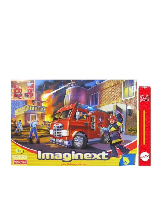 Lumânare cu jucărie Imaginext Mare Stație de Pompieri Fisher Price