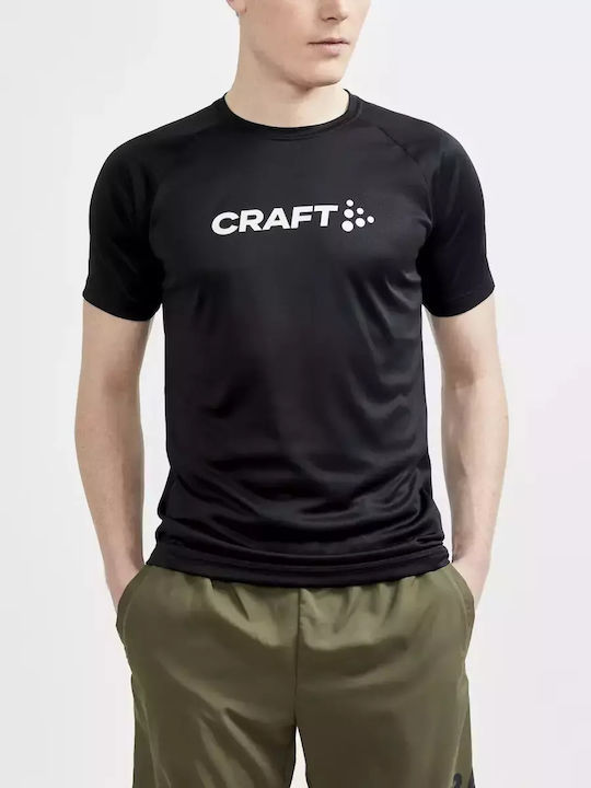 Craft Bărbați T-shirt Sportiv cu Mânecă Scurtă Negru