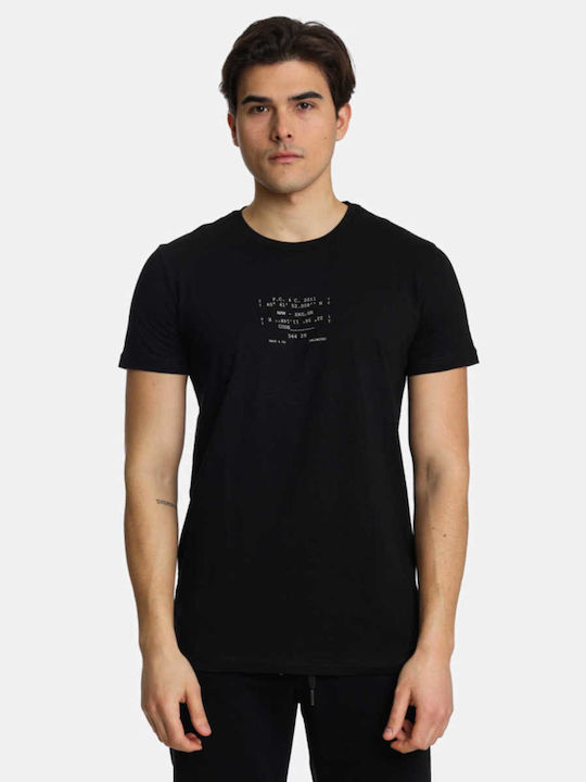 Paco & Co Men's Short Sleeve T-shirt Black