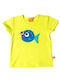 Lipfish Kids Blouse Short Sleeve Yellow