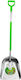 Geko Snow Shovel with Shaft 140cm and Plastic Handle