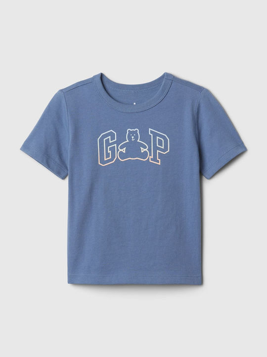 GAP Kids' Blouse Short Sleeve Blue Mix Match Logo