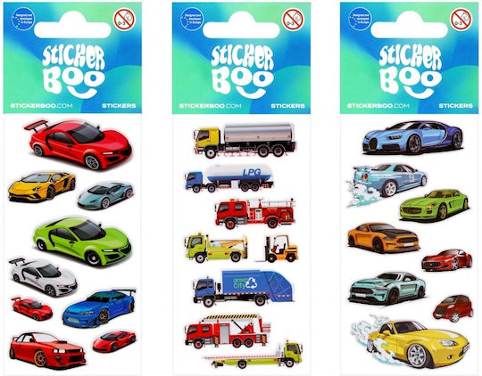 Sticker Boo Αυτοκόλλητα (Διάφορα Σχέδια) 1τμχ