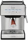 Izzy IZ-6013 Espressomaschine 1000W Druck 20bar Silber
