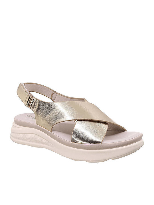 Lumberjack Main Nilla Anatomic Gold Sandals