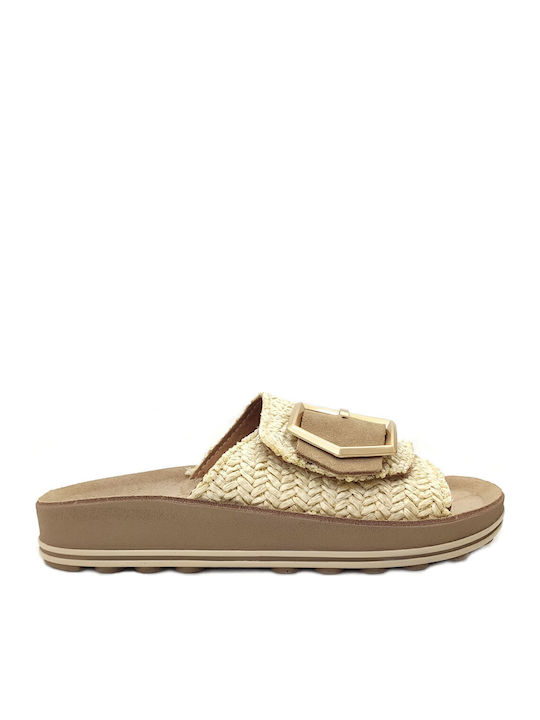 Fantasy Sandals Korina Γυναικεία Σανδάλια Μπεζ
