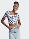 Adidas Women's Crop T-shirt Multicolour
