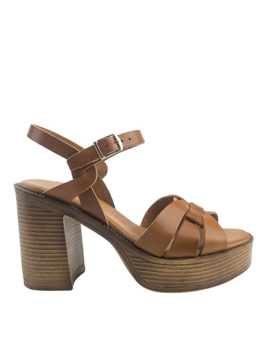Baroque Women's Sandals Tabac Brown