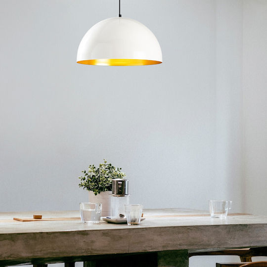 Opviq Berceste Pendant Light White with Socket E27 40x40x116cm