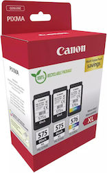 Canon PG-575 XL x2 5437C004 Cerneală Originală InkJet Negru / Multiplu (Culoare)