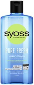 Syoss Pure Fresh Шампоан за Мазнинести Коси 500мл