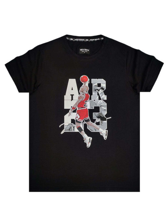 New Wave Men's T-shirt Black