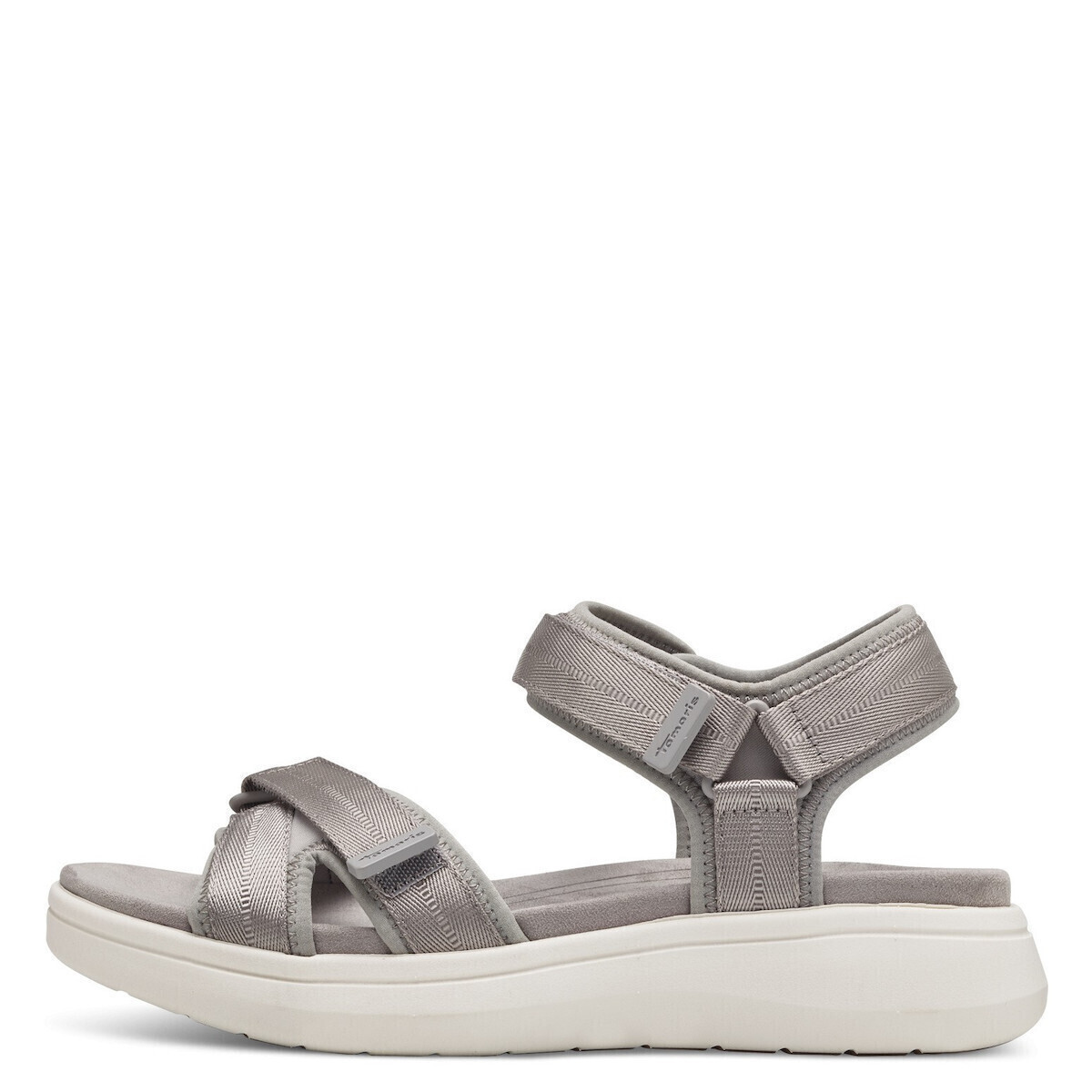 Tamaris Women's Flat Sandals Anatomic Sporty in Gray Color 1-28262-42-200