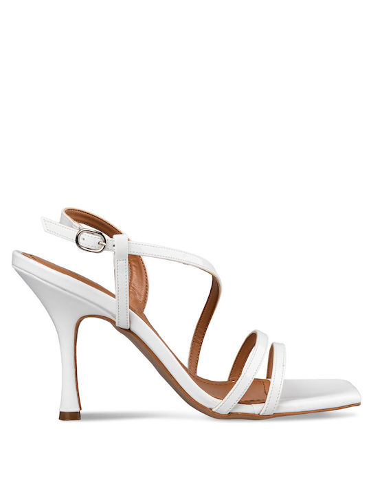 Envie Shoes Leather Women's Sandals White