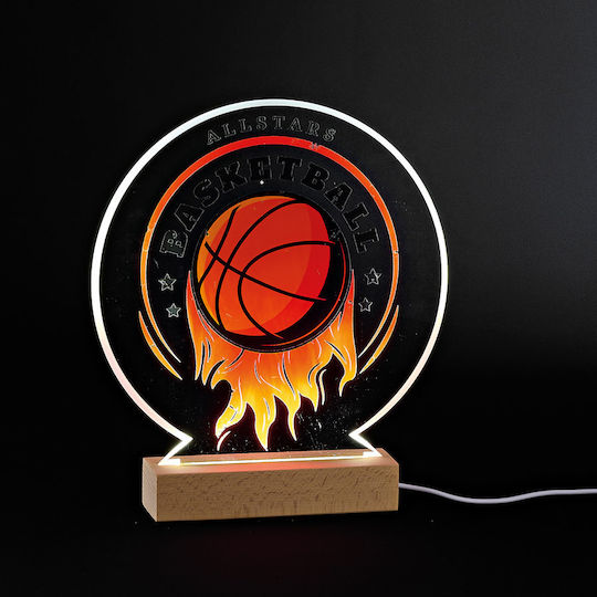 Επιτραπέζια Plexiglass Led Βάση Λαμπάδα Μπάσκετ 25εκ Μ12039 Επιτραπέζια Plexiglass Led Βάση Λαμπάδα Μπάσκετ 25εκ Μ12039