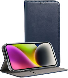 Smart Book Υφασμάτινο / Σιλικόνης / Πλαστικό Navy Μπλε (Motorola Edge 40 Neo)