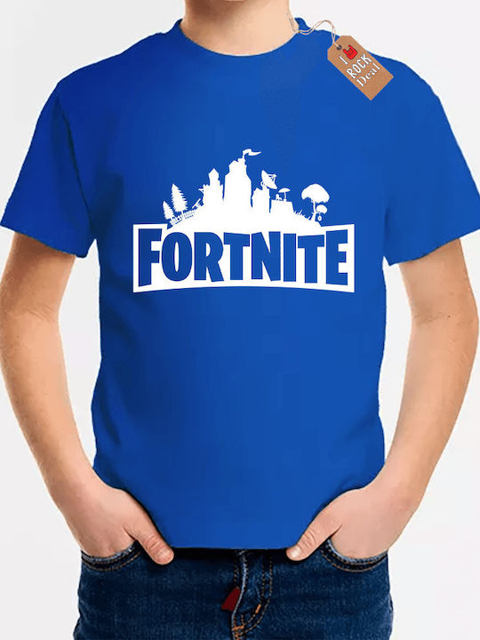 Παιδικό T-shirt Μπλε Fortnite