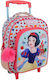 Princess Schulranzen Trolley Kindergarten Weiß mit Flaschenhalter 8Liter