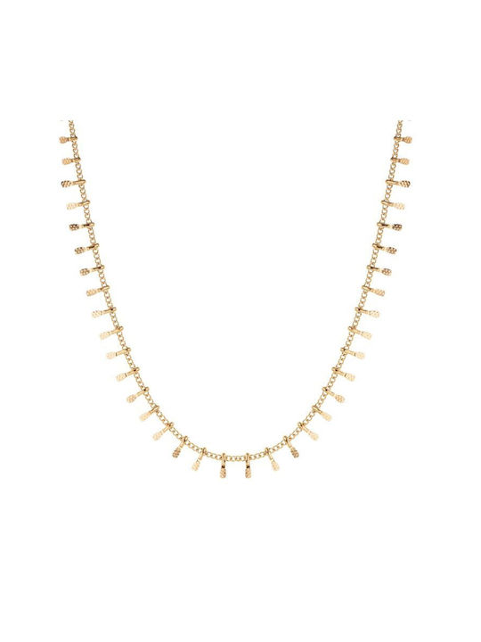 Paraxenies Necklace from Gold Plated Steel