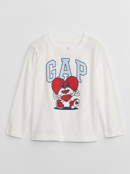 GAP Kids Blouse Short Sleeve Off White