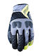 Five TFX3 Summer Men's Motorcycle Gloves Grey/Fluo Yellow