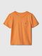 GAP Kids Blouse Short Sleeve Tangerine