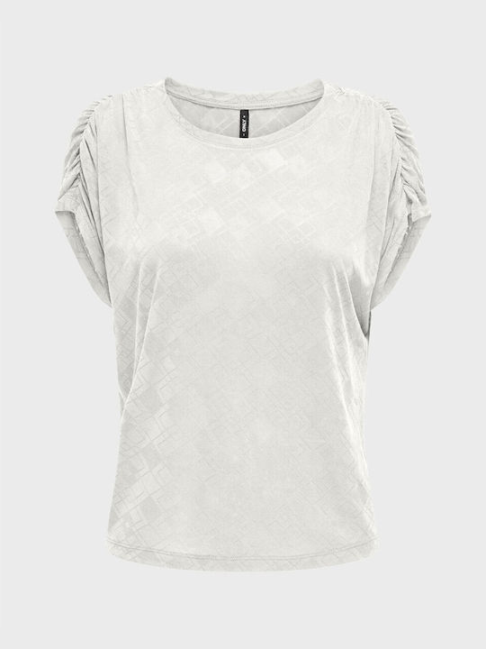 Only Damen T-shirt Weiß