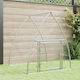 vidaXL Poultry Coop of Galvanized Steel L1.2 x W1.05 x H1m