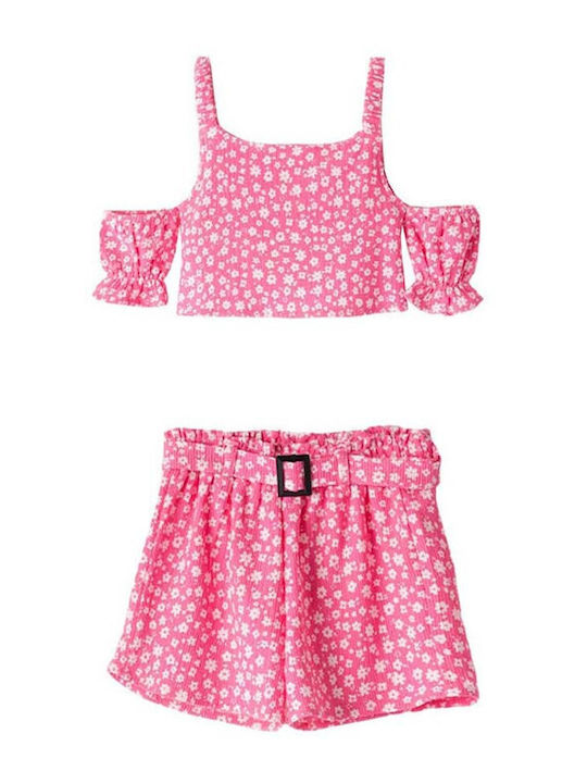 Evita Kinder Set mit Shorts Sommer 2Stück Pink