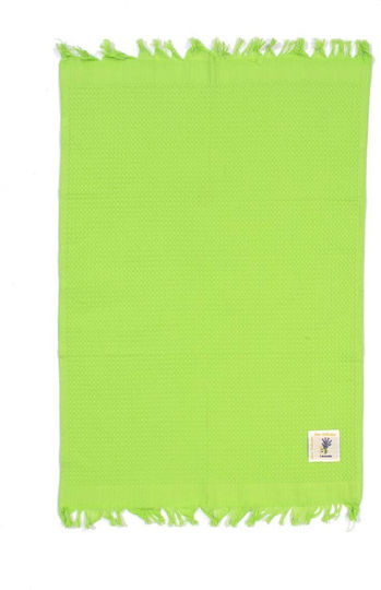 Dimcol Geschirrtuch aus 100% Baumwolle in Grün Farbe 45x65cm